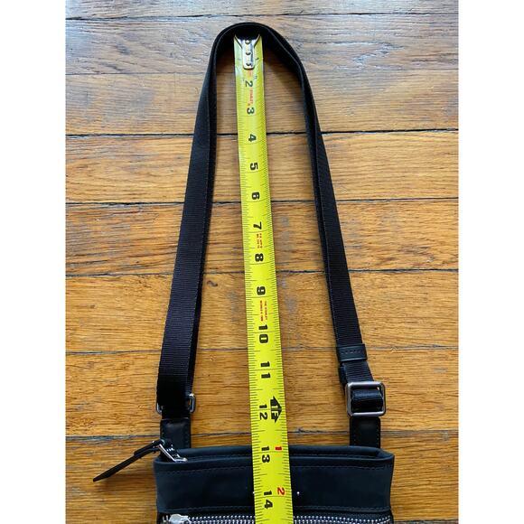 TUMI Mini Black Nylon Crossbody Bag - Picture 11 of 12